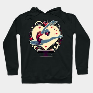 Gymnastics Valentine's day Hoodie